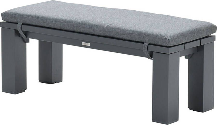 Garden Impressions Solo bank 115 5x43xH40 donker grijs lichtgrijs