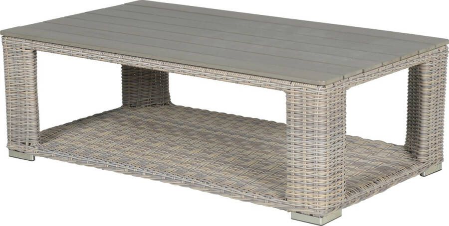 Garden Impressions Tennessee lounge tuintafel Vintage Willow 140x80cm