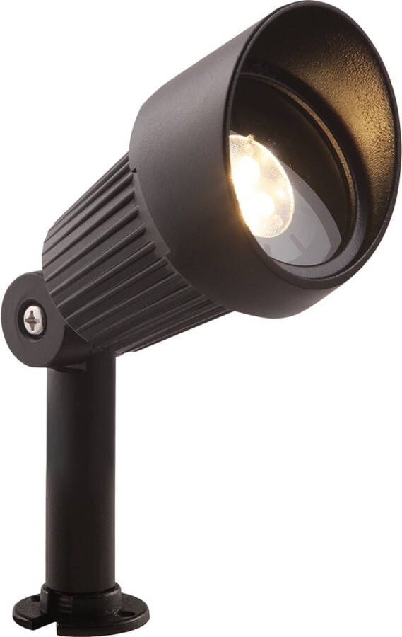 Garden Lights Tuinspot Focus 15 Cm Aluminium Mr16-led 3w 12v Zwart