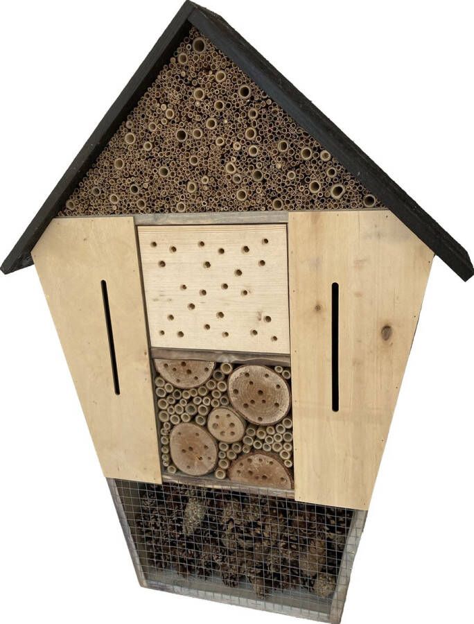 Garden Spirit Groot Insectenhotel Bijenhotel 11 5 x 57 x 79 cm