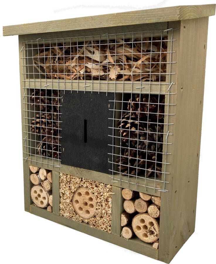 Garden Spirit Insectenhotel 11 x 28 x 35 cm. Bijenhotel Vlinderhotel
