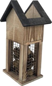 Garden Spirit Insectenhotel Bloempot groot 18 x 15 x 35 cm Dennenappel