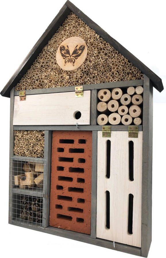 Garden Spirit Insectenhotel XL 60 x 40 x 10 cm Bijenhotel Vlinderhotel