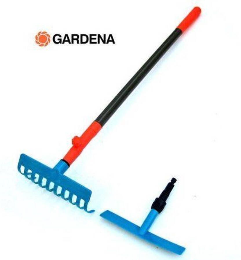 GARDENA 3-delige hark en schoffel ideaal voor kinderen Tuinieren