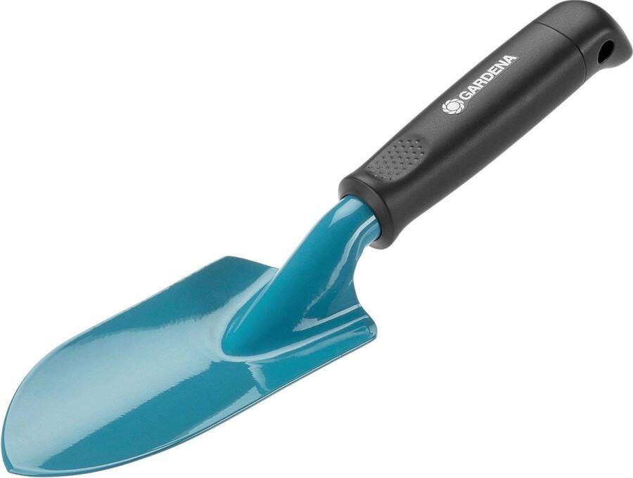 GARDENA Classic bloemenschop: Universele schop voor planten en verplanten in de tuin en op het balkon kwaliteitsstaal corrosiebestendig met ergonomische handgreep werkbreedte 8 cm (8950-20) [Energieklasse A+]