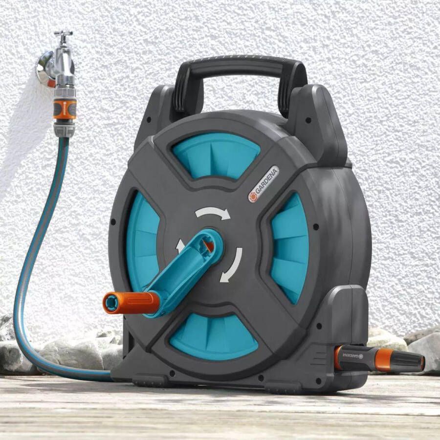 GARDENA Classic Slangenbox Compleet Slanghouder 15 Meter Slang