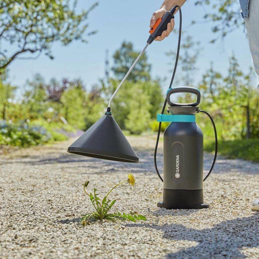 GARDENA Comfort Drukspuit 5 Liter met Onkruidkap Set