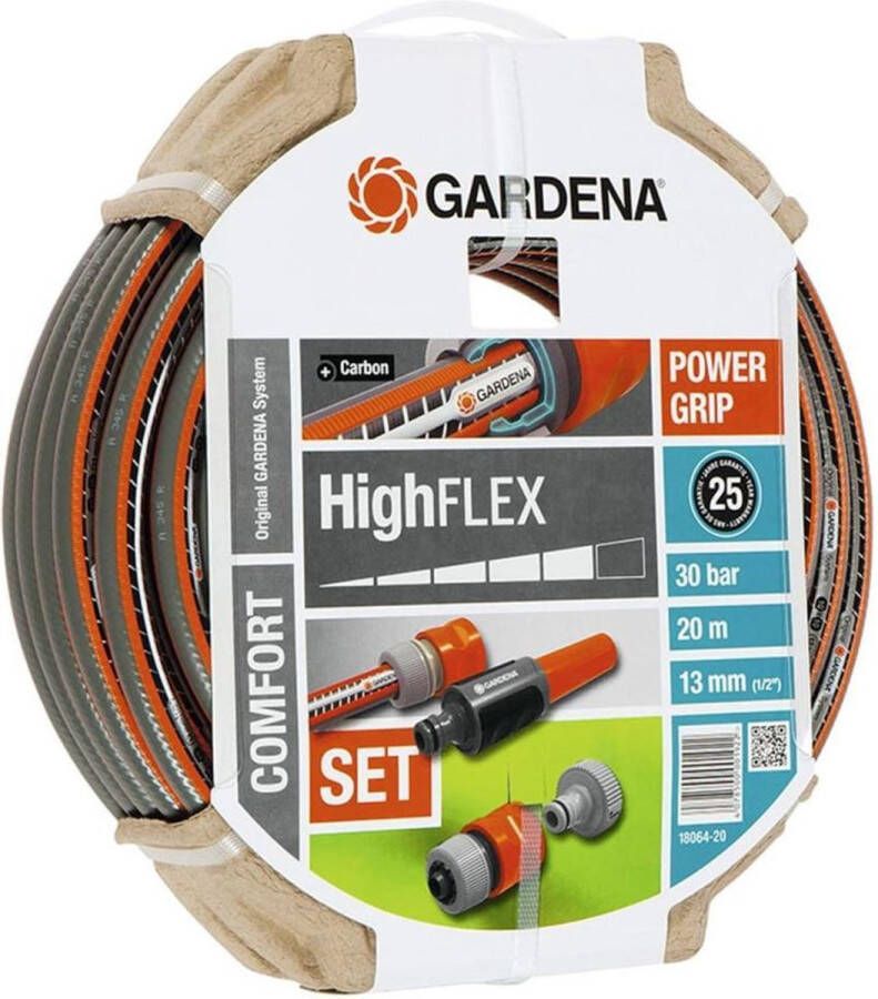 Gardena Tuinslang Set Comfort Highflex 6-delige 20 M 18064-20