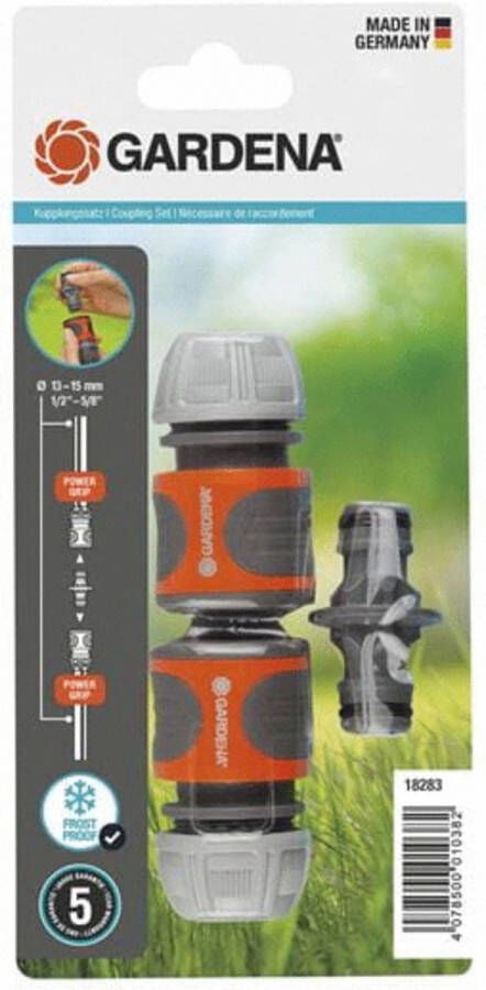GARDENA Kunststof Slangkoppeling 13 mm (1 2) Ø Steekkoppeling Set 18283-20