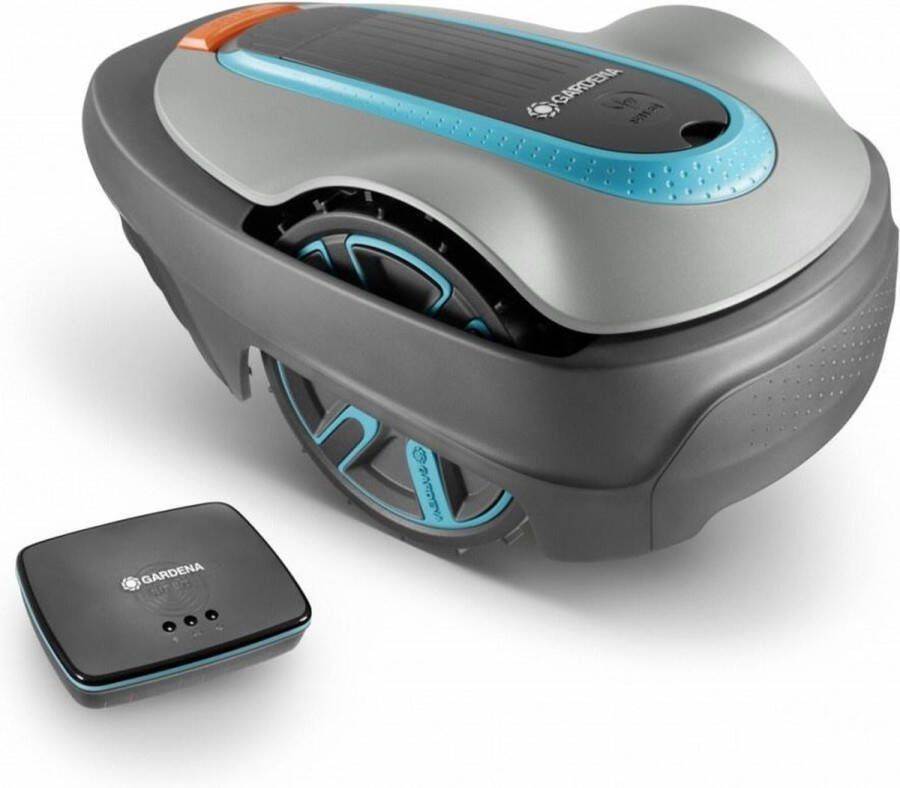 GARDENA Sileno Robotgrasmaaier Batterij Accu Zwart Turkoois
