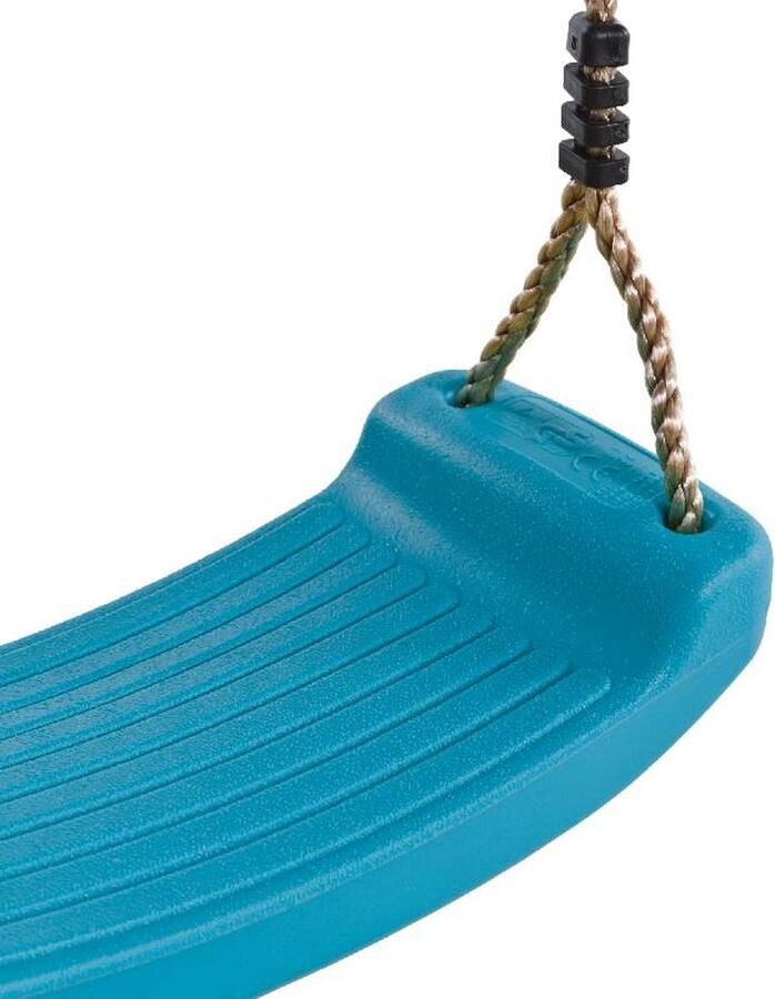 Gardenas kunststof schommelzitje turquoise PP touw