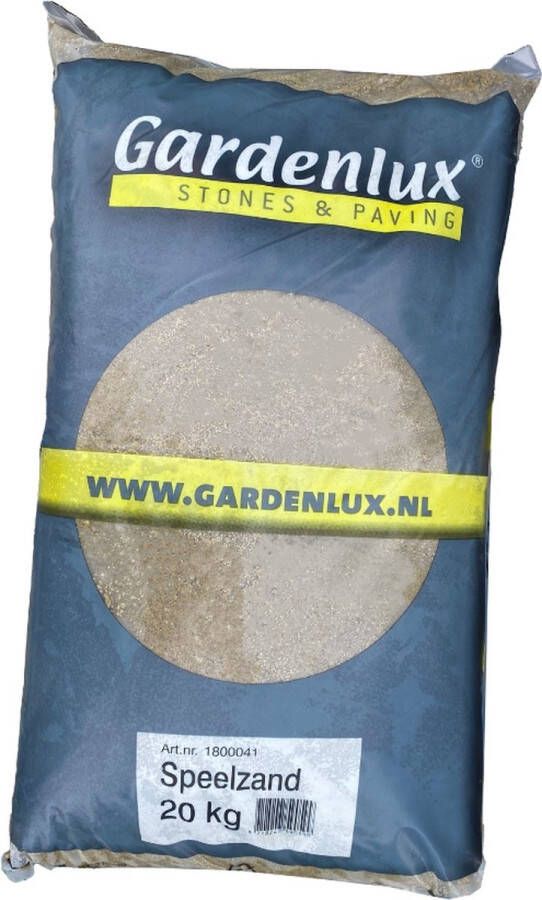 Gardenlux Speelzand Zandbakzand Zand voor Zandbak Gecertificeerd Zak 20kg