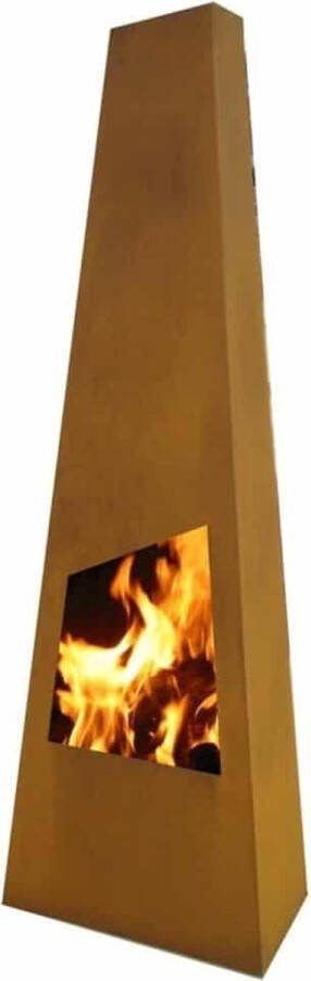 Gardenmaxx Terrashaard Chingo Corten Vuurhaard Cortenstaal Bruin
