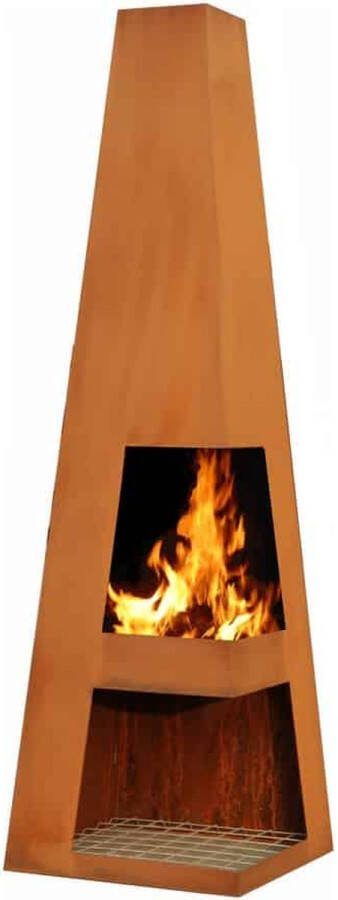 Gardenmaxx Tuinhaard Sanga XL Corten Vuurhaard Cortenstaal Bruin