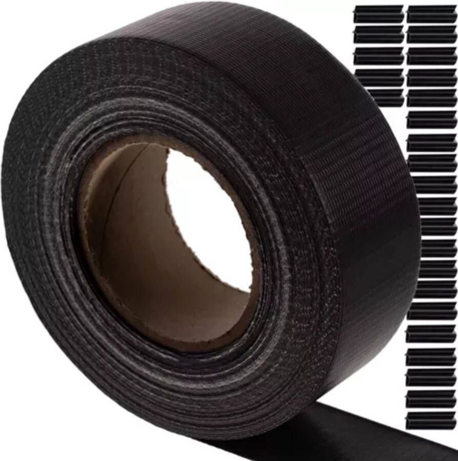 Gardlov Vlechtband Hekwerk 4.75 cm x 35 m Premium Kwaliteit Antraciet