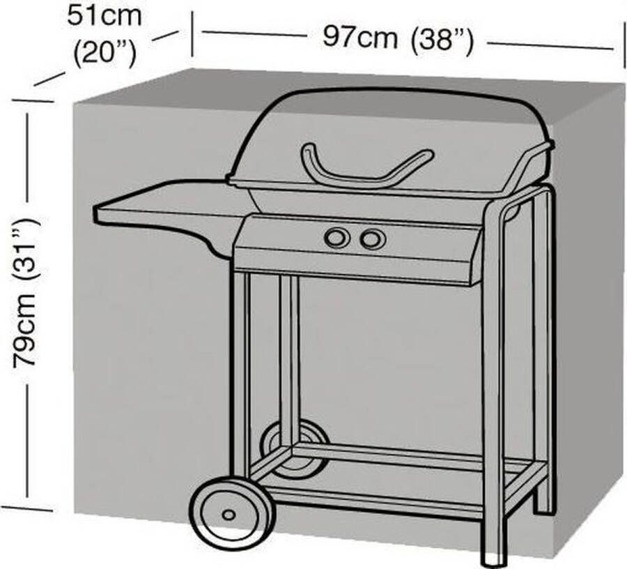 Garland Barbecuehoes (97x51x79cm) zwart Polyester zwart