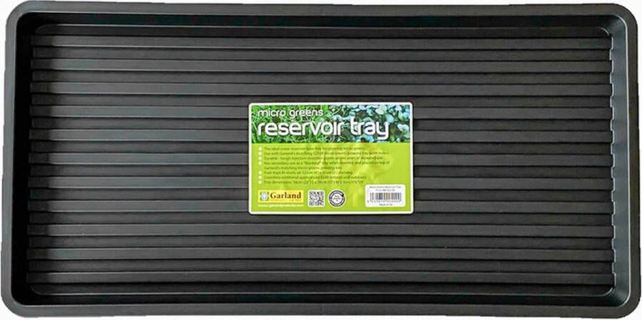 Garland Ongeperforeerde kweekbak voor microgreens 1020 Microgreens Reservoir Tray Ondiep & extra sterk