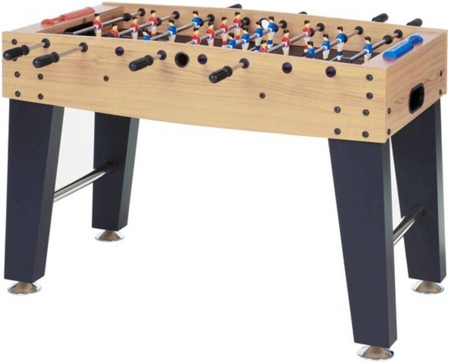 Garlando F-3 Maple Voetbaltafel Kickertafel Telescopische stangen Voetbal Esdoorn voor het hele gezin inclusief 10 balletjes