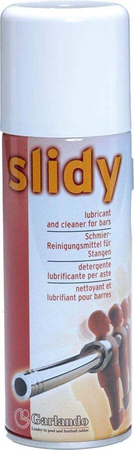 Garlando Spray Slidy Smeermiddel voor Tafelvoetbal Stangen en Rollagers
