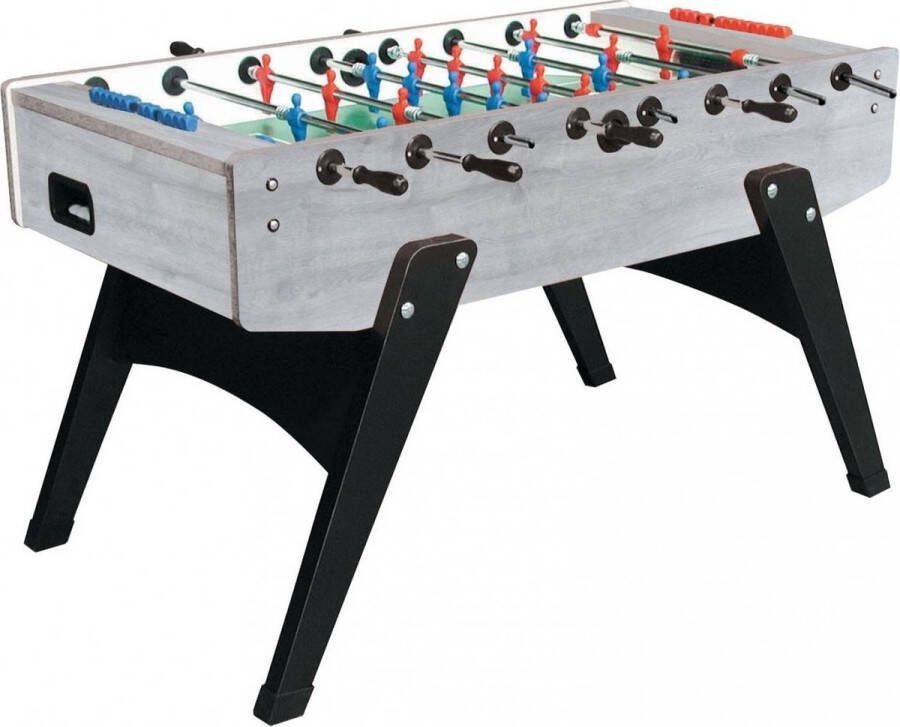Garlando G-2000 Voetbaltafel Kickertafel Doorlopende stangen Blauw Voetbal Voor zakelijk gebruik inclusief 10 balletjes