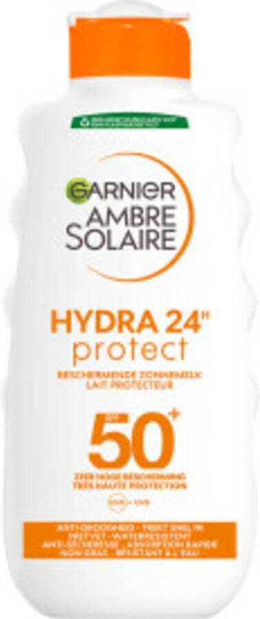 Garnier 2x Ambre Solaire Hydra 24 Zonnebrandmelk SPF 50+ 200 ml