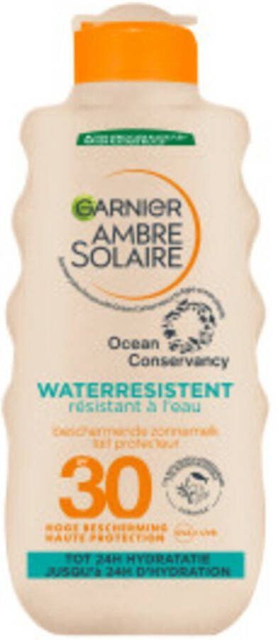 Garnier 2x Ambre Solaire Waterresistent Zonnebrandmelk SPF 30 200 ml