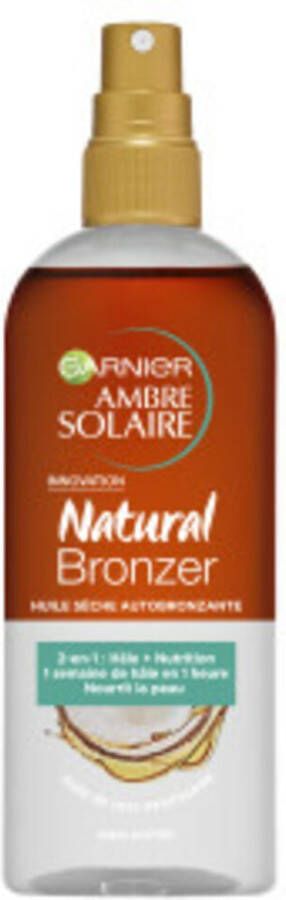 Garnier 2x Ambre Solaire Zelfbruinende Olie Natural Bronzer 150ml