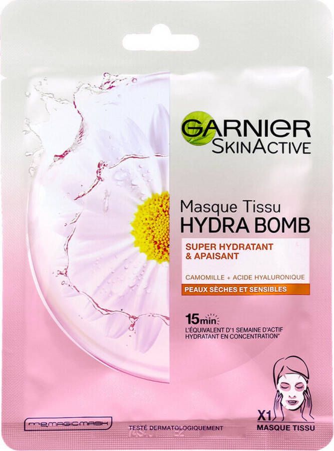 Garnier 3x SkinActive Tissue Gezichtsmasker Hydraterend & Kalmerend
