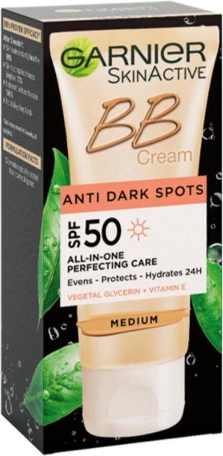 Garnier 6x SkinActive BB Cream SPF 50 Medium 50 ml