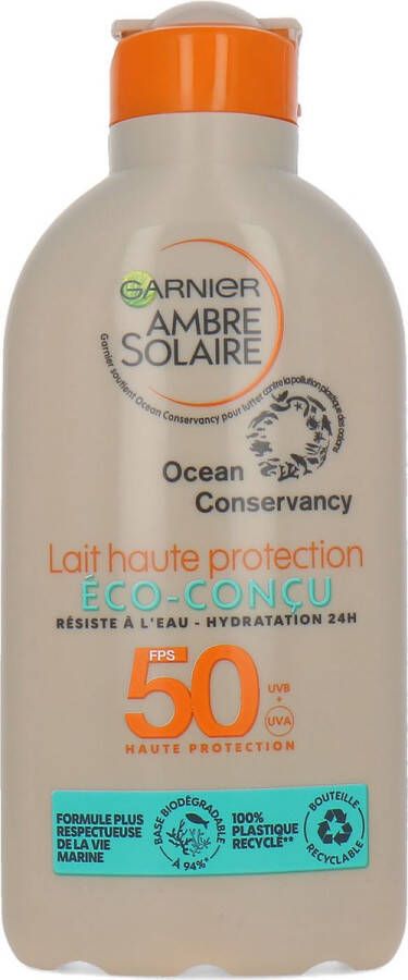 Garnier Ambre Solaire Eco Designed Ocean Conservancy Zonnebrandcrème 200 ml (SPF 50)