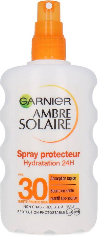 Garnier Ambre Solaire Hydration Protective Zonnebrand Spray 200 ml (SPF 30)