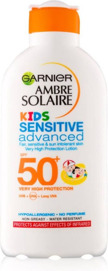 Garnier Ambre Solaire Kids Resist Very High Protection Moisturising Lotion SPF 50 + Tanning Lotion for Children 200ml