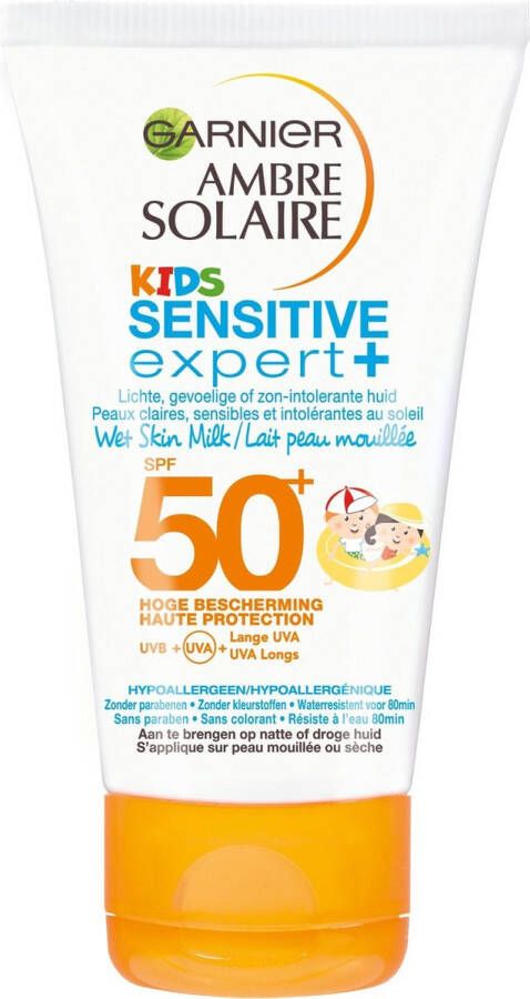 Garnier Ambre Solaire Kids Zonnebrandcrème SPF 50 150 ml Hypoallergeen