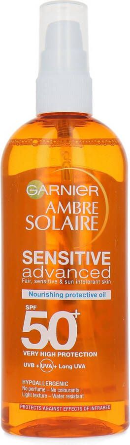 Garnier Ambre Solaire Sensitive Advanced Oil Zonnebrand Spray (SPF 50+)