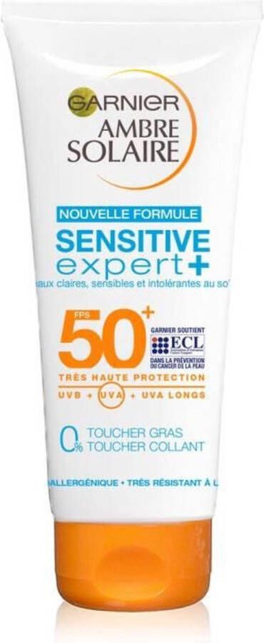 Garnier Zonnebrand crème Sensitive Expert Lotion Spf 50 (200 ml)