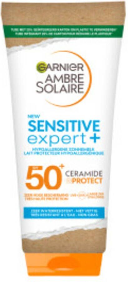 Garnier Ambre Solaire Sensitive Expert+ Zonnebrandmelk SPF 50+ 2x 175 ml Voordeelverpakking