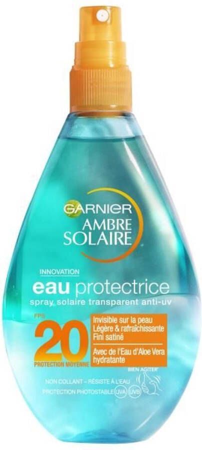 Garnier Ambre Solaire UV Water SPF 20 Zonnebrand Spray 150 ml