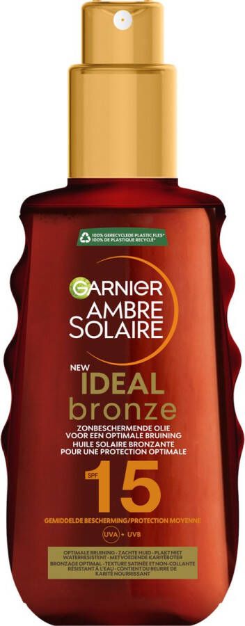 Garnier Ambre Solaire Zonnebrand Olie SPF 15 Beschermende olie voor tanning 150 ml