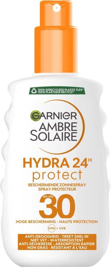 Garnier Ambre Solaire Hydra24 zonnebrand spray met Karité Boter SPF 30 200 ml