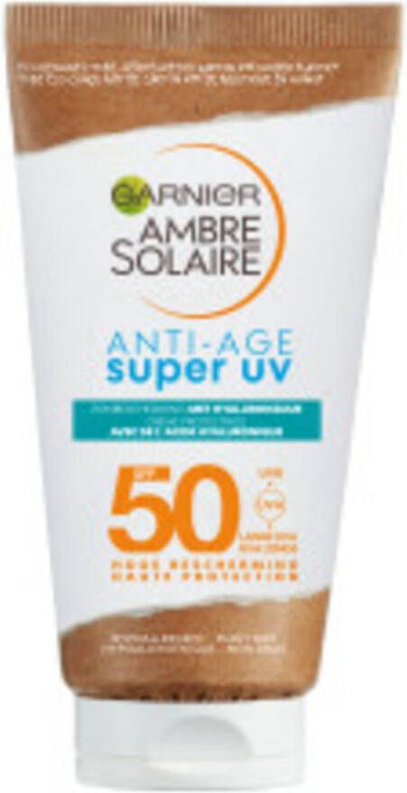 Garnier Ambre Solaire Zonnebrandcrème Sensitive Expert+ Anti Age SPF 50 2x 50 ml Voordeelverpakking