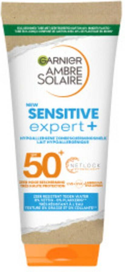 Garnier Ambre Solaire Zonnebrandmelk Sensitive Expert SPF 50+ 2x 200 ml Voordeelverpakking