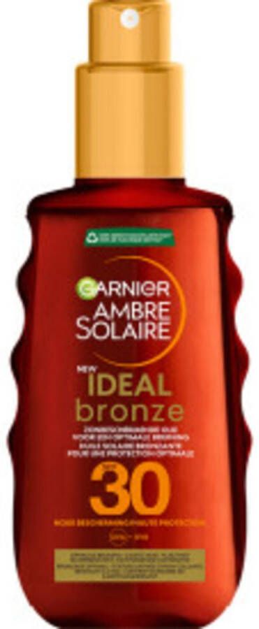 Garnier 2x Ambre Solaire Ideal Bronze Beschermende Zonneolie SPF 30 150ml