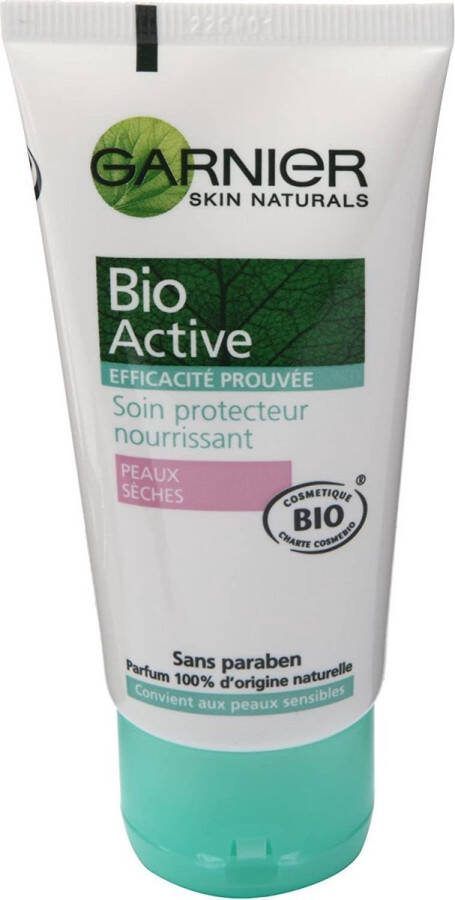 Garnier Bio Actieve Aloë Vera Voedende Beschermende Verzorging 50ml Natuurlijke Formule Hydraterend Huidverzorging