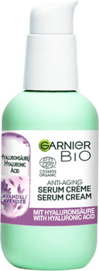 Garnier Skinactive Bio anti-aging serum creme met Hyaluronzuur 50 ml