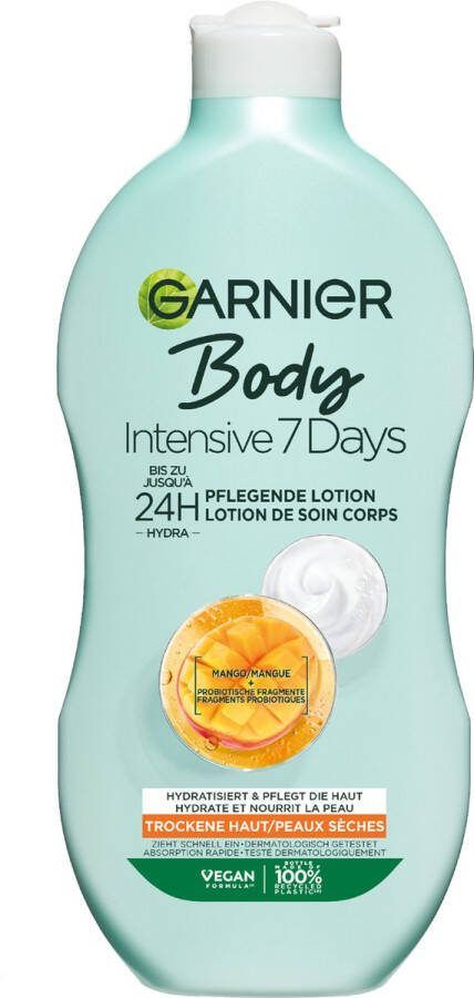Garnier Body Intensive 7 Days Verzorgende Bodylotion met Mango-extract en Probiotica 400ml