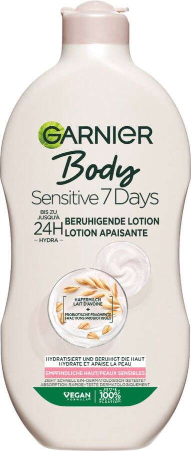 Garnier Body Sensitive 7 Days Verzachtende bodylotion met Havermelk en Probiotica 400 ml