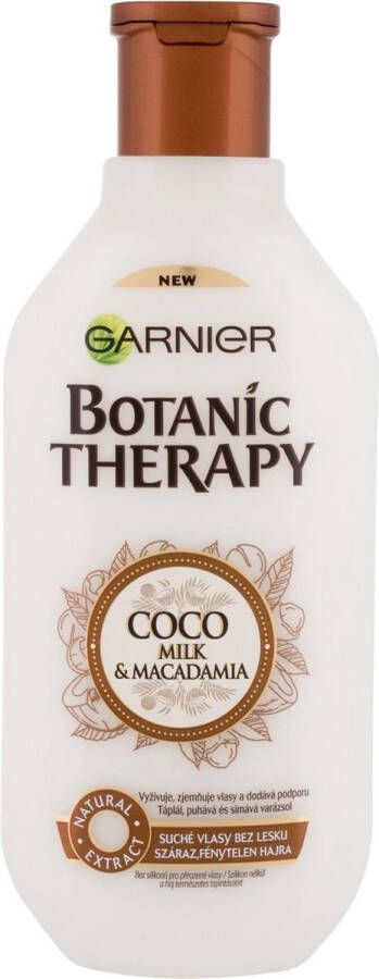 Garnier Botanic Therapy (Coco Milk & Macadamia Shampoo) Nutritive and Soothing Shampoo for Dry and Coarse Hair 400ml