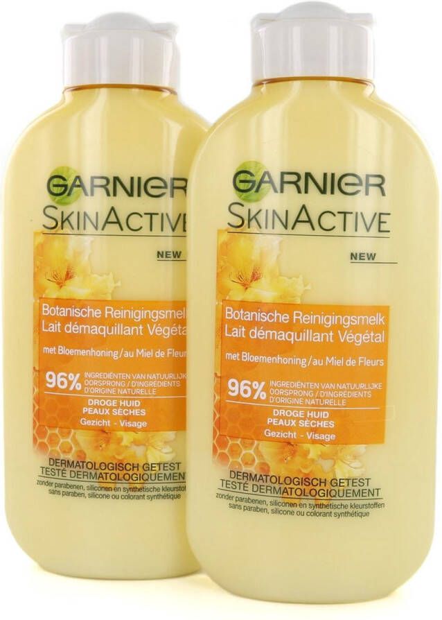 Garnier Botanical Reinigingsmelk 2 x 200 ml (voor droge huid)