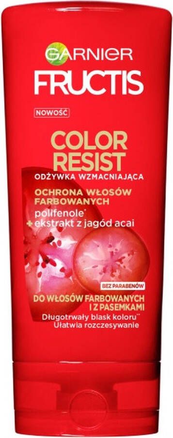 Garnier Fructis Color Resist versterkende conditioner voor gekleurd en gestreept haar 200ml