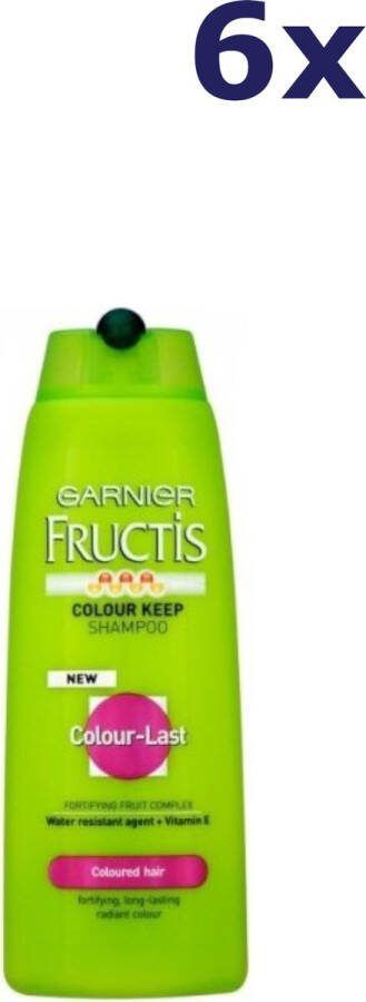 Garnier Fructis Colour Last Shampoo 6 x 250ml Voordeelverpakking